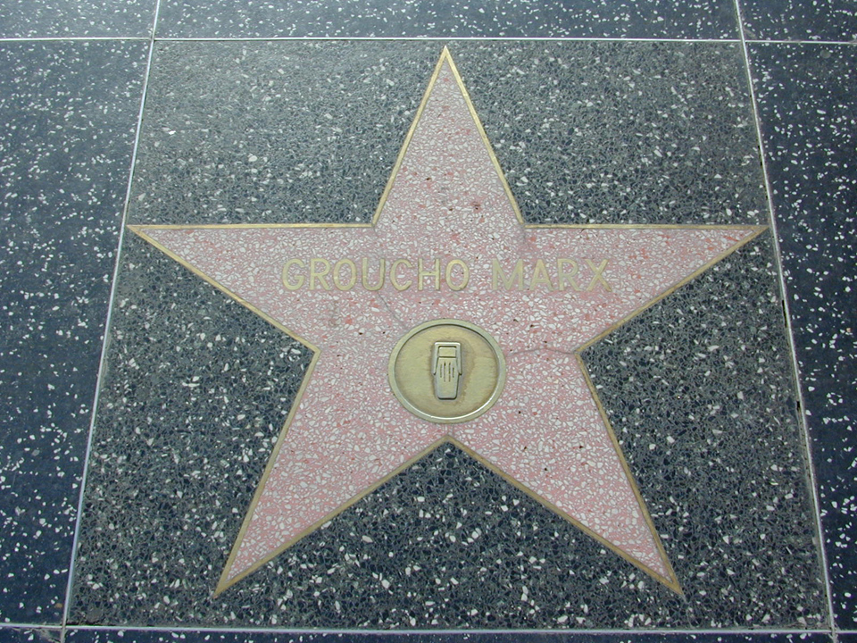 hollywood blvd groucho star