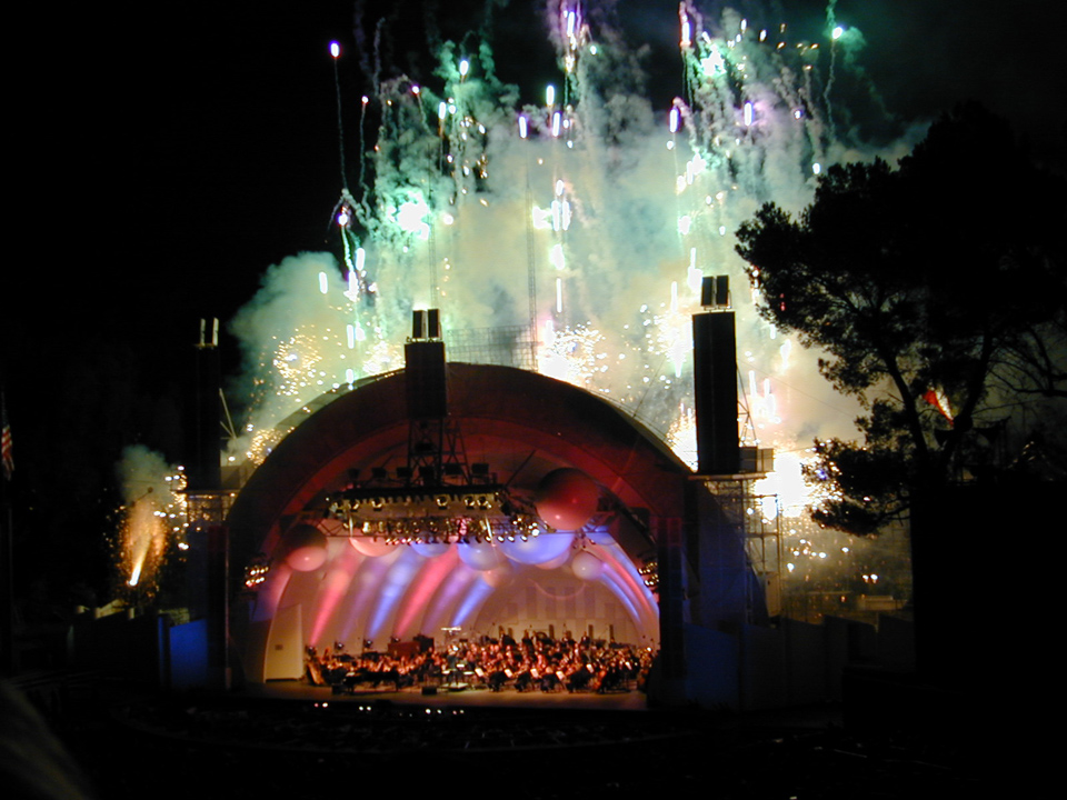 hollywood bowl fireworks